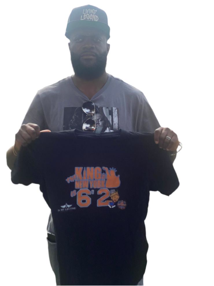 The King of NY is 6’2- tshirt